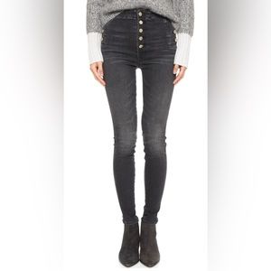 J Brand  Natasha high rise jeans in Anthracite, size:28